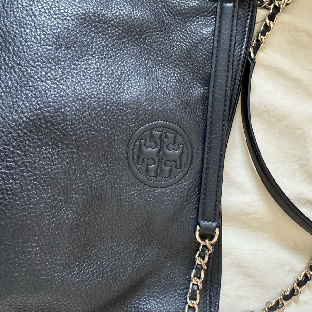 Tory Burch Black Leather Shoulder Bag - Picture 8 of 8